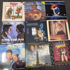 Laserdiscs Lot of 9 Movies see photos for titles LD