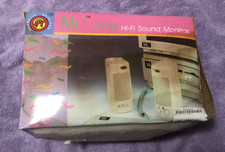 Midiland MLi-691H Hi-Fi vintage computer speakers, BRAND NEW IN BOX 