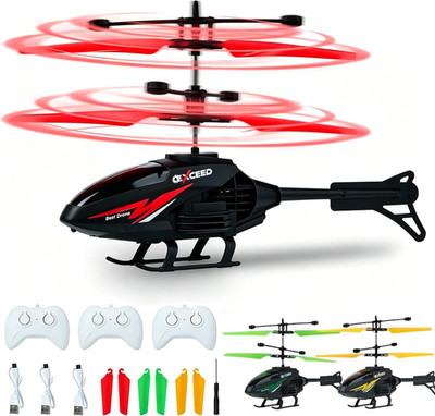 RC Helicopter, Remote Control Helicopter Toy for Kids with 10Mins Flight, Gestur