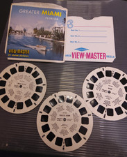 VIEW MASTER REELS - A 963 "GREATER MIAMI FLORIDA" - OKAY SHAPE - SAWYER