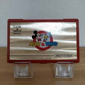 Nintendo Game & Watch Mickey & Donald Console Red Tested Used 1980 Japan Retro