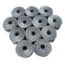 3600Pcs Siding Nails 2-1/4" x .092" 15 Degree Collated Wire Coil Full Round Head