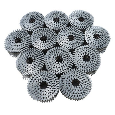 3600Pcs Siding Nails 2-1/4'' x .092'' 15 Degree Collated Wire Coil Full Round Head