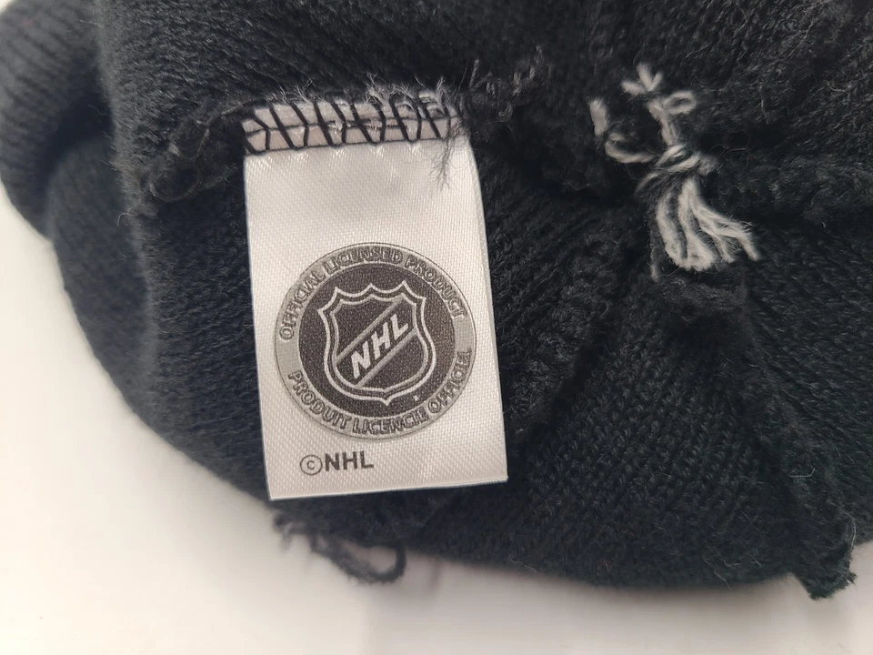 Los Angeles Kings Zephyr GrafX Pom Beanie Winter Knit Hat Stocking Cap NHL Black - Image 3 of 4