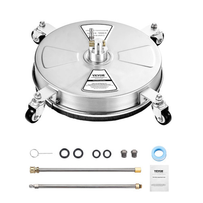 #ad Pressure Washer Surface Cleaner PE Stainless Steel with 4 Wheels for Patio Deck $378.12