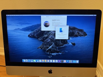 2019 Apple iMac 21.5'' with Retina 4K Intel Core I3-8100 8GB 1TB Cracked Screen