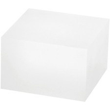 Plymor Frosted Acrylic Square Display Block, 2" H x 3" W x 3" D