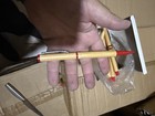 1000 Wood Ballpoint Pens Lot w/ Red Ink & Metal Clip, Wooden Collectible — photo 3