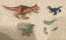 LEGO Jurassic World Dinosaur Minifigure Lot, Collectible T-Rex Velociraptor