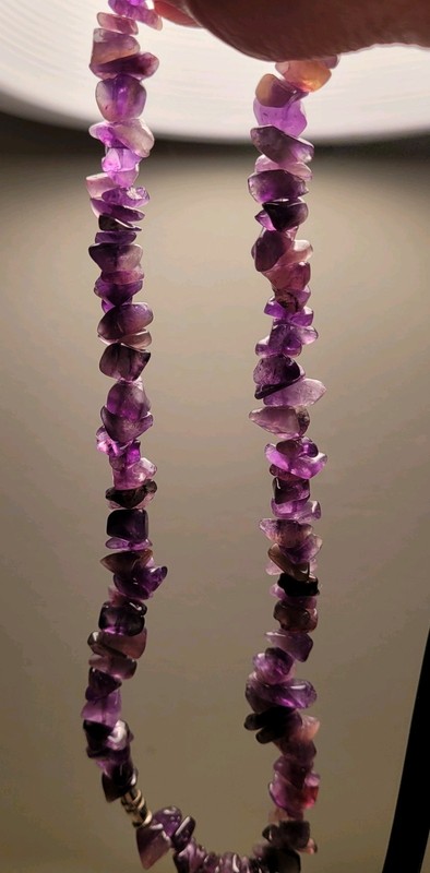 Amethyst Gemstone 16 Inch  Necklace