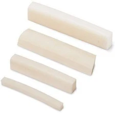 StewMac Bleached White Bone Nut, For Fender, 10" Radius