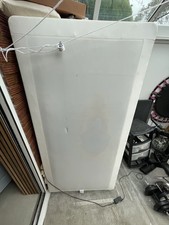 Hypnos Sprung Single Divan Base Faux Cream Leather Bed Base 100cm x 200cm. 