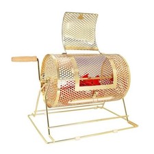 Brass Raffle Drum, Professional Raffle Ticket Small - Holds 2,000 Tickets Brass Raffle Drum, Professional Raffle Ticket Small - Holds 2,000 Tickets - Image 1