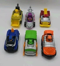 Paw Patrol Lot of 6 Die Cast True Metal Vehicles Cars Nickelodeon