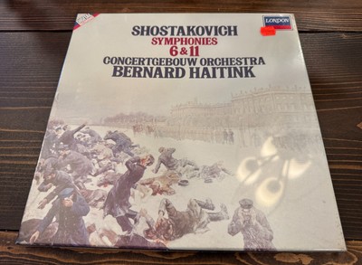 SEALED BERNARD HAITINK   SHOSTAKOVICH symphonies nos.6 & 11   DECCA 411939-1 LP
