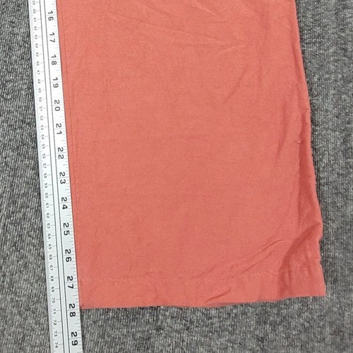 A New Day Pants Womens Small Salmon Pink Linen Blend High-Rise Wide Leg - Picture 6 of 14
