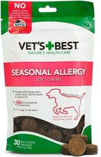 Vet's Best Seasonal Allergy Soft Chew Dog 30 Count Pack of 1 , Multi