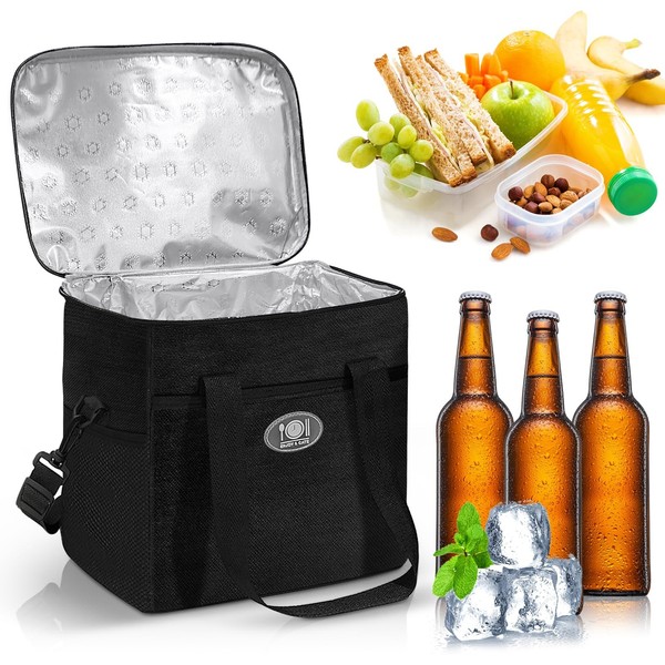 KüHltasche Faltbar Isoliertasche Thermotasche Picknick BüRo Arbeit 16L-image
