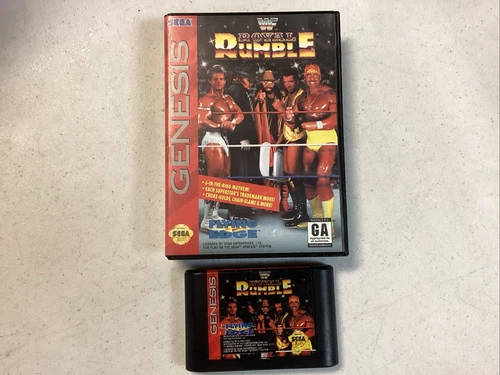 WWF Royal Rumble (Sega Genesis, 1993) No Manual Tested C