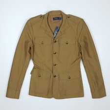 Polo Ralph Lauren Military Jacket 4 Women UK 8 10 Utility Field Safari Blazer