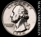 1964 Silver Washington Quarter - Scarce  High Grade  Lustrous  #L6178