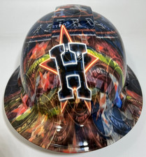 New Full Brim Hard Hat Custom Hydro Dipped HOUSTON ASTROS