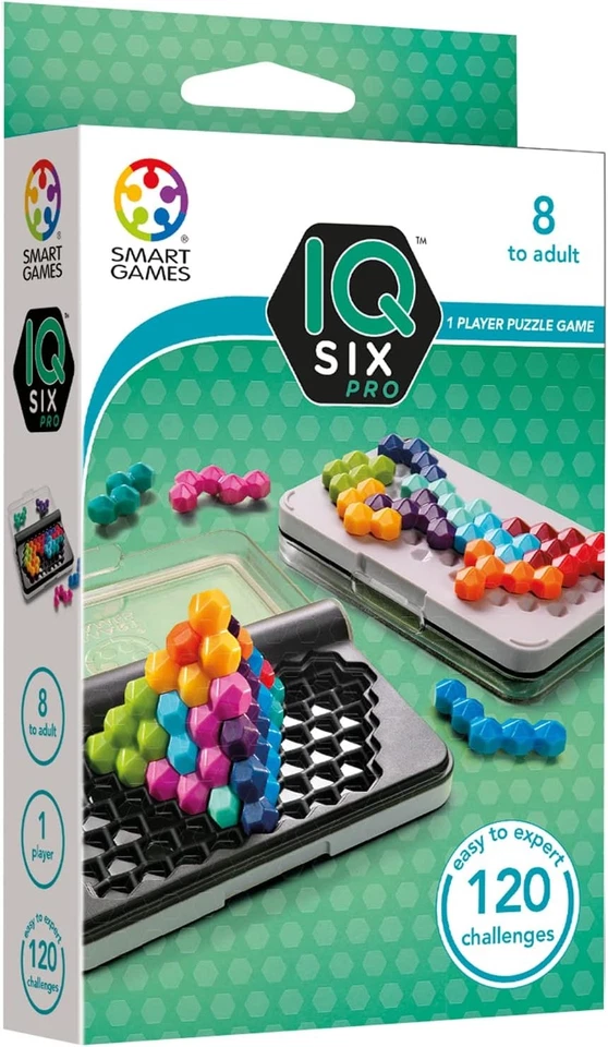 smart games - IQ Six Pro, Puzzle Game with 120 Challenges, 3 Playing Modes, 8+ Y - Image 3 of 4