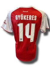 VIKTOR GYOKERES SIGNED ARSENAL FC 2025/26 HOME SHIRT (ACG CERT AG16582)