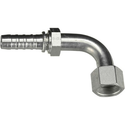 Gates G20240-2020 Female Flat Face O Ring Swivel   90 Bent Tube (Global Spiral)