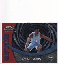 2022 WILD CARD #AOC-4 DAYRON SHARPE OCULAR 33/40- BROOKLYN NETS