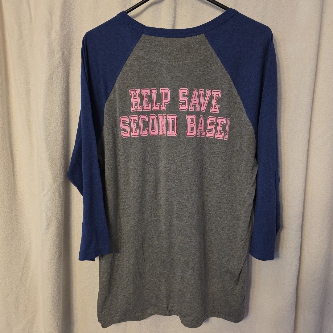 Help Save Second Base Cancer Research Women's Siz… - image 1