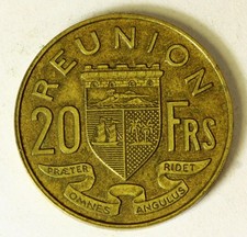 REUNION (French Overseas Department) 20 Franc 1955 (a) - Aluminum/Bronze - 2078