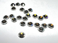 Lot: Twenty-Four 24 Genuine Swarovski 5mm Round Flat-back Crystal Rhinestones
