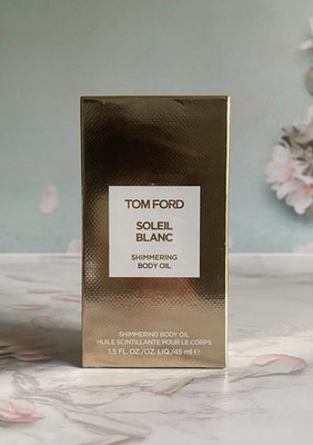 TOM FORD Soleil Blanc Shimmering Body Oil Gold 1.5 oz / 45 ml   New Sealed Box