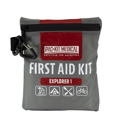 Watertight Explorer 1 First Aid Kit for Hiking, Camping and Outdoor Activities