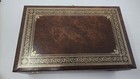 Vintage Mele Jewelry Box 3 Tier Brown with Gold Velvet Lined  — photo 6