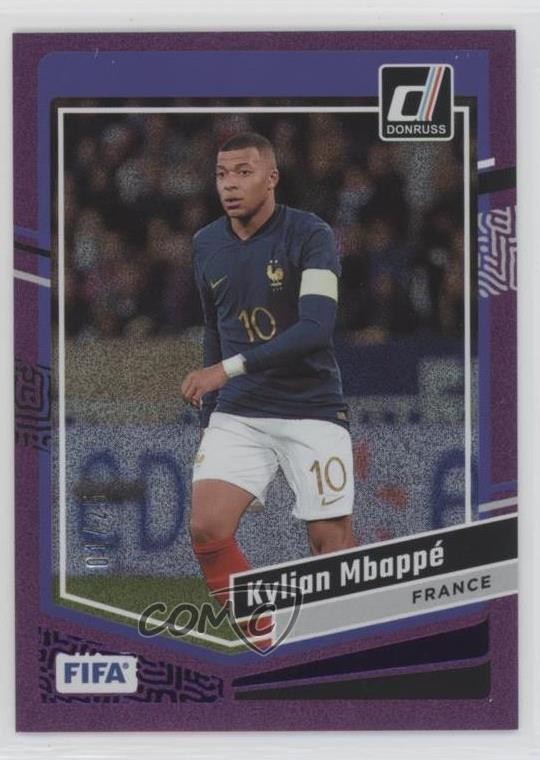 2023-24 Panini Donruss FIFA Purple 1/25 Kylian Mbappe #17