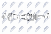 NTY Antriebswelle NPW-AR-045 FüR Alfa Romeo