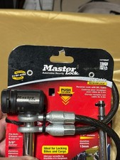 Master Lock 1470dat 58 Trailer Hitch Receiver Lock With 8 Ft. Removable Cable Master Lock 1470dat 58 Trailer Hitch Receiver Lock With 8 Ft. Removable Cable