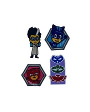 Super Pigiamini Personaggi Cartoni Animati Applicazione Patch Ricamo Termoadesiv