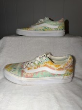 VANS Old Skool Low Ward Psychedelic Tie Dye Pastel Shoes Women s Size 7