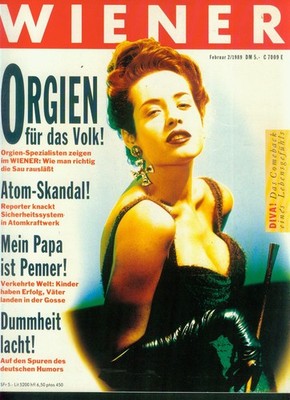 WIENER Februar 1989:  Orgien für das Volk, Diva das Comeback, Mathieu Carriere