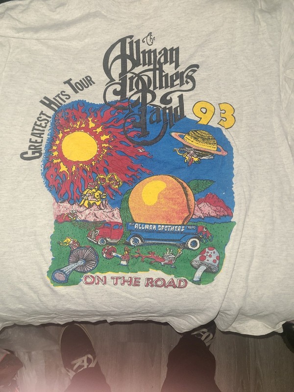 Allman Brothers Kicks Ass Shirt On Tour 93