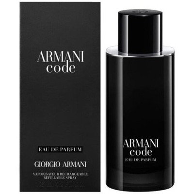 Armani Code by Giorgio Armani for Men Eau de Parfum Refillable Spray 2.5 oz