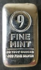 9 Fine Mint 10oz Silver Bar