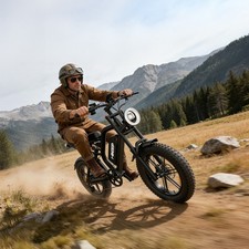 Hikeep Off-road Bike 20 Fat Tires E-mountain Bike 1500w Peak Ebike For Adults
