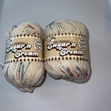2 Lily Sugar' n Cream Super Sized Yarn Potpourri