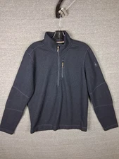 Smartwool Mens Jacket Medium Black Hudson Trail Fleece Gorpcore Outdoor Hiking