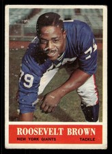 1964 Philadelphia Football Card #114 Rosey Brown