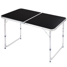 Aluminum Folding Table 4 ft Portable Indoor Outdoor Picnic Party Camping Tables
